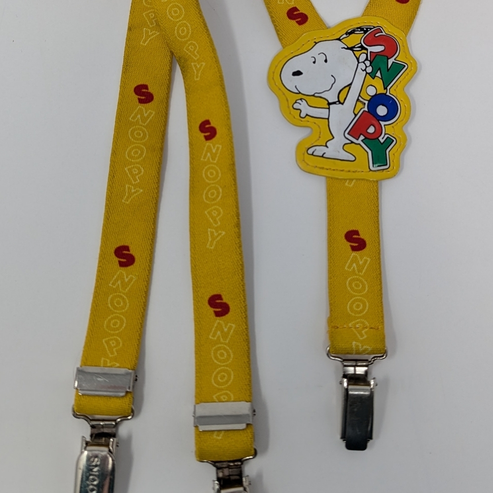 Vintage Snoopy Kid's Suspenders Peanuts